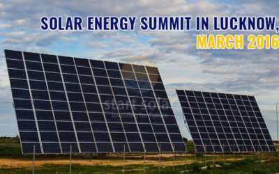 Solar Energy Summit in Lucknow, March 2016