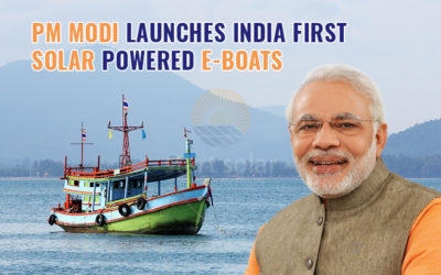 PM Modi Launches India first Solar Powered E-Boats